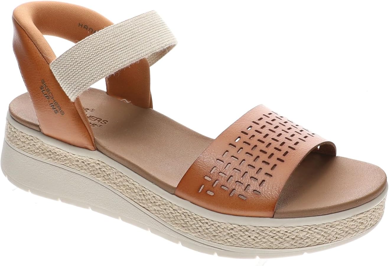 Amazon.com | Skechers Women's Bobs Sun Ray Step Aside Sneaker